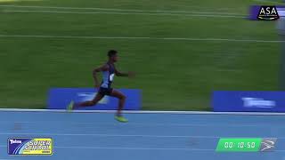 Final 1 Boys u16 100m - 2019 Twizza SuperSchoolSeries Greenpoint