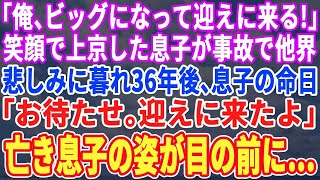 【スカッと】「母ちゃん、俺ビッグになって迎えに来るから！」笑顔で上京した息子が事故で他界→悲しみに暮れた36年後、玄関ドアが開き「迎えに来たよ」亡くなったはずの息子がそこに…【修羅場・朗読・総集編】