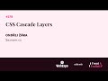 Ondřej Žára - CSS Cascade Layers
