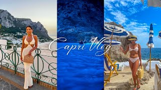 ITALY VLOG: exploring Capri, la fontelina, blue grotto, hotel room tour + best restaurants