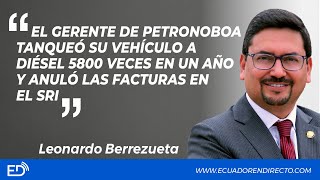 EL GERENTE DE #PETRONOBOA TANQUEÓ SU VEHÍCULO A #DIÉSEL 5800 VECES EN UN AÑO Y ANULÓ FACTURAS EN SRI