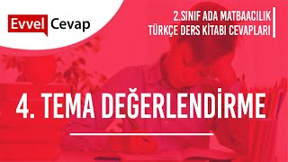 4. Tema Birey ve Toplum Değerlendirme Çalışmaları