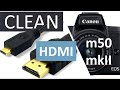 Does Canon m50 mark II have clean HDMI output for streaming? (Links2Products in Description) #m50