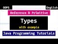 Java  Reference and Primitive Data Types | Java Object Oriented Video Tutorials
