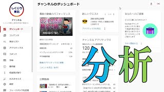 【YouTubeアナリティクス】登録者数100人超のチャンネルを分析しよう