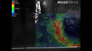 【PIV】地面効果内でホバリングするロータまわりの可視化例