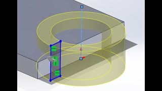 SolidWorks Revolved Cut Tutorial