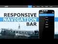 Responsive Navigation Bar With Html  CSS and Javascript -  Responsive Sidebar Menu For Mobile