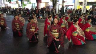 粟津おすえべ花吹雪ーすすきの会場YOSAKOIソーラン2017