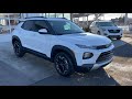 White 2021 Chevrolet Trailblazer LT Review   - GSL GM City - Calgary