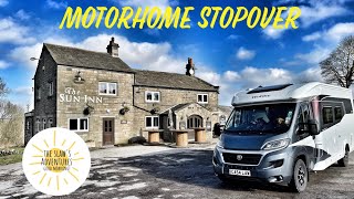 Motorhome stopover. The Sun Inn at Norwood & a walk at Swinsty reservoir. Plane spotting at LBA!