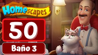 Homescapes 🏡 - Día 50 - Baño Dia 3 - Gameplay Español