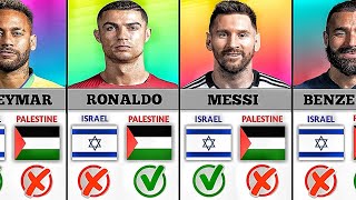 Famous football players who support Palestine or Israel 🇰🇼 Vs 🇮🇱