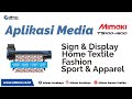 Aplikasi Media Mimaki Sublim TS100-1600