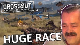 INSANE CUSTOM GAME RACING MOMENTS - Crossout