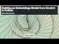 Building Embeddings from Scratch