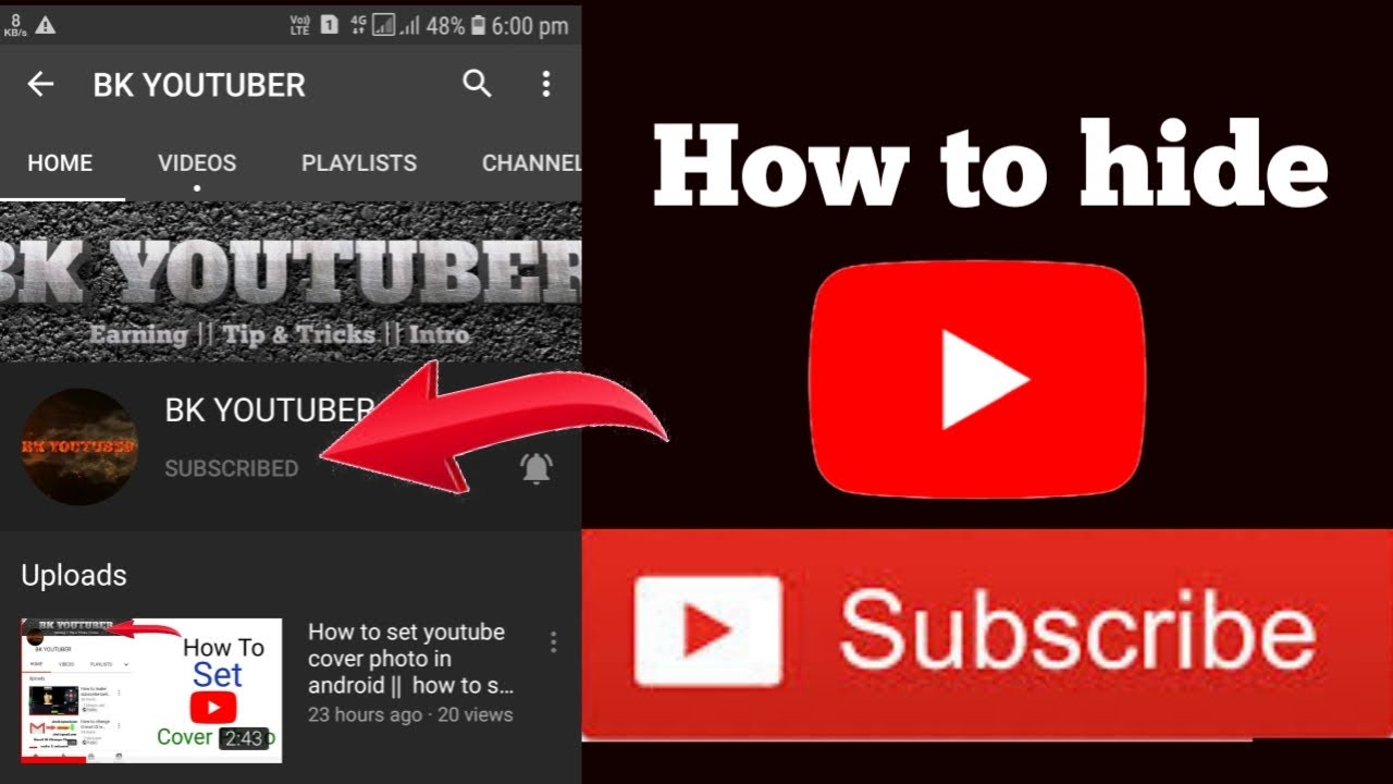 How To Hide Subscribers In Youtube - YouTube