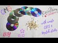 Diy waste CD & match sticks wall hanging | photo frame | Best out of waste