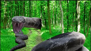 Biggest Anaconda Looking For a Food vs Cobra Snake king..