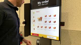 AIRxTOUCH® KIOSK Series 2 | Use Case: Ordering food, the Touchless way