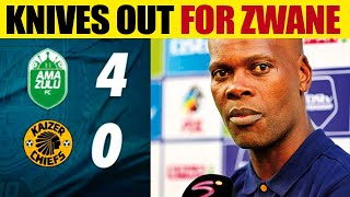 Kaizer Chiefs fans say Arthur Zwane is a bad investment | Amazulu vs Kaizer Chiefs
