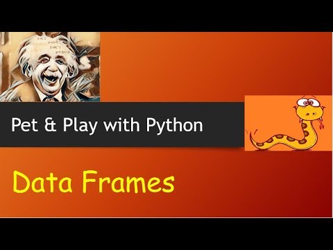 Python Tutorial Dataframes Diy 11 Youtube