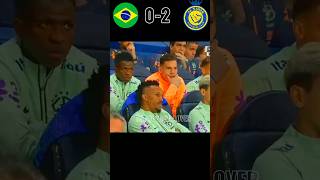 Brazil vs Al-Nassr (1-3)🤗😱🔥 #football#viral#short video #neymar #Ronaldo#cr7 goals