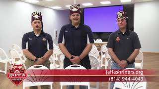 Jaffa Shriners Membership Video  - Teachers, Petermans, Gingrich, Young Shriners, Bankers