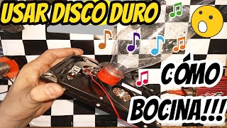 Utilizando un disco duro cómo bocina/ Make a Harddrive as a Speaker