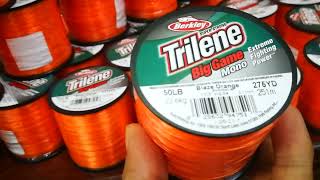 เอ็นเบริคเลย์ ไทลีน สีส้ม👍Berkley Trilene BigGame Mono. orange