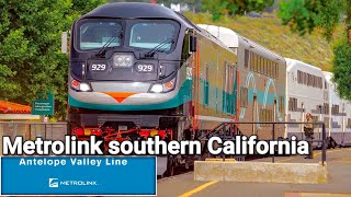 Traveling California by Train - Metrolink Antelope valley Route.