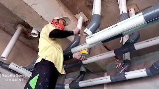 Teknik Pasang Tee Y untuk Persiapan Plumbing || Instal Tee Y for Plumbing