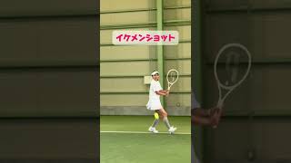 【できたらモテる?!】バックハンドのジャックナイフ🎾#テニス #テニス女子 #테니스 #tennis #宇野真彩