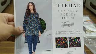 💯 Original ITTEHAD Khaddar 2pc Collection.. Printed Front and printed Trouser 💥💥