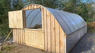 Build a Dutch Door for the Cattle Panel Greenhouse