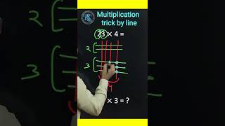 Multiplication for kids | Multiplication in different way | #tricks #maths #multiplication #shorts