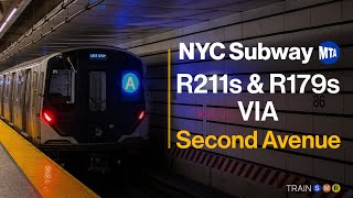 A Trains running along the Second Avenue Line | Unusual Subway Service Changes