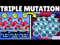 Triple same Brawler Mutations Torture in HotZone 😨#mutations