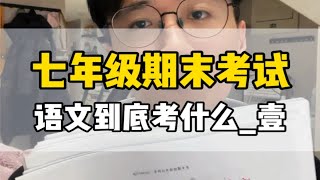 七年级上语文期末考试，“文言文+古诗词+文常”常考点梳理，帮孩子高效复习语文  七年级语文期末考试