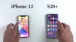 Samsung galaxy S20 plus VS iphone 12 Speed Test Comparison 2025