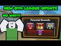 NEW FREE GEAR SLOT IN GYM LEAGUE ROBLOX (UPDATE)