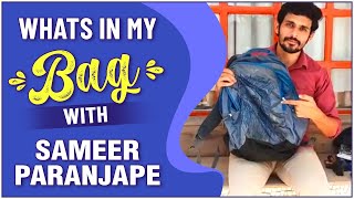 WHAT'S IN MY BAG ft. Sameer Paranjape | Sundara Manamadhe Bharali | Abhimanyu | Colors Marathi