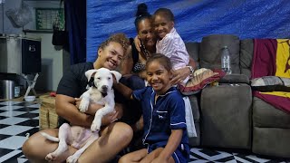 Grandchildren visiting our offgrid lifestyle in Eua Tonga 🇹🇴 😎.