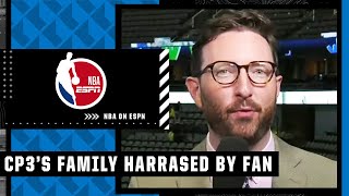 Dave McMenamin reports on Mavs removing fan after incident with CP3's family | NBA on ESPN