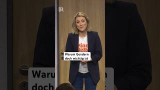 Warum Gendern doch wichtig ist | Kathi Wolf | Kabarett aus Franken | BR Comedy | #shorts