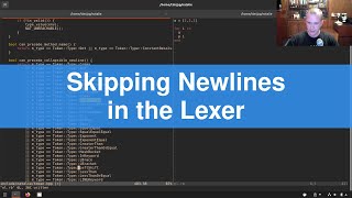 Parser Hacking [08]: Skipping Newlines in the Lexer | Simplified Parsing