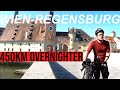 450KM nonstop mit dem FAHRRAD von Wien nach Regensburg | Solo Overnighter Bikepacking