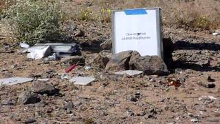 .45 versus one-inch thick UHMW polyethylene plate - bulletproof test