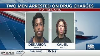 Two people arrested in Athens on drug charges