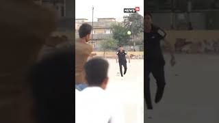 BJP Leader Mansukh Mandaviya Plays Cricket With Locals In Porbandar, Gujarat | N18S | #viral